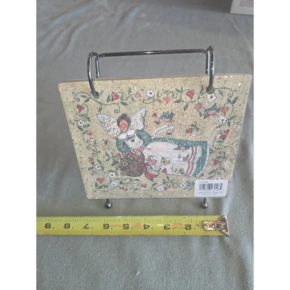 Burnes of Boston Angel Flip Photo Album Desk Display A78384 Vintage Style